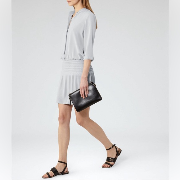 Reiss Bergamo pleated dress sz 6 - Picture 2 of 15